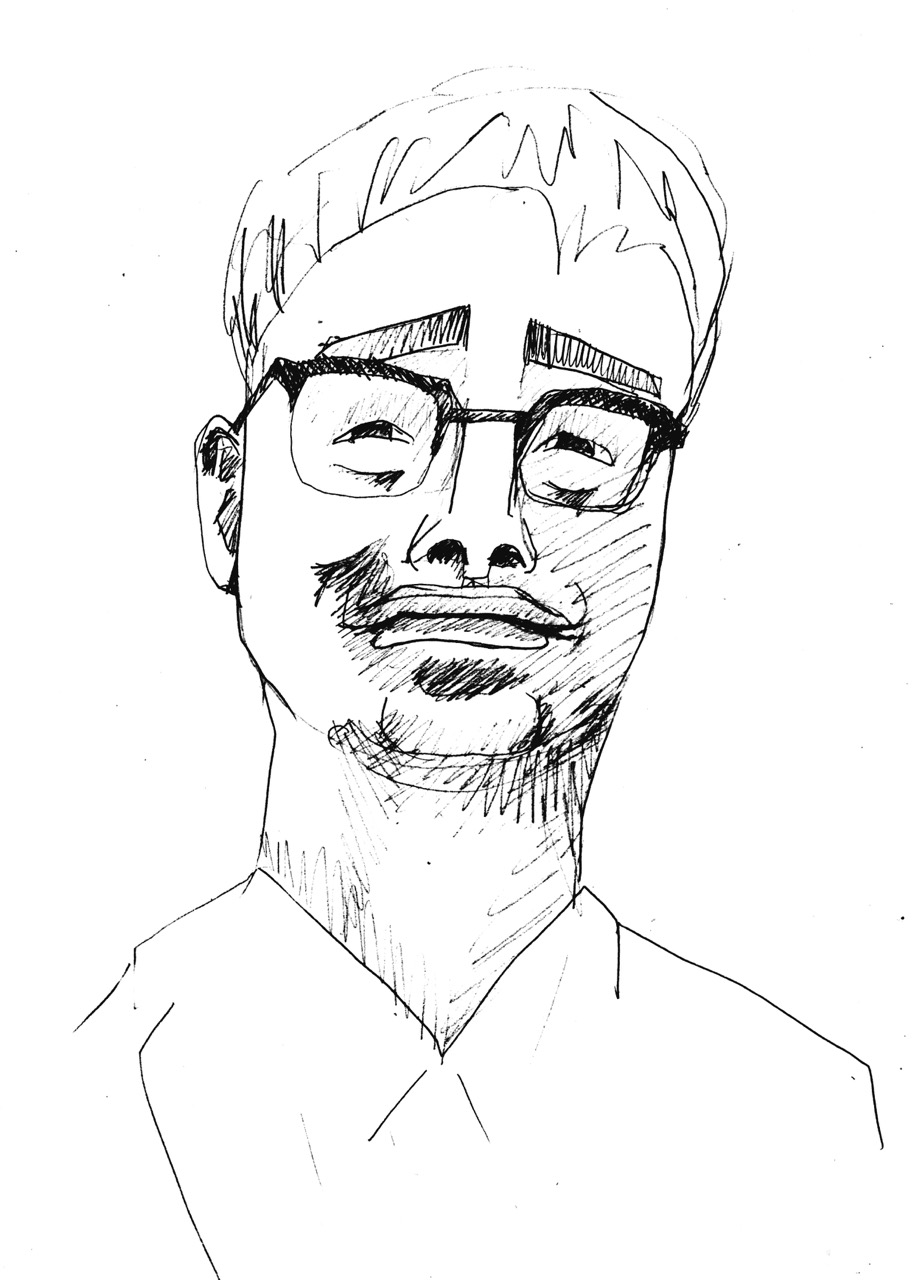 Sketch portrait of Youssef El Tantawy